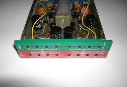 Front view of the double amplifier