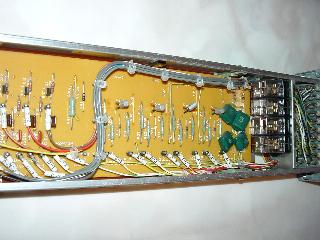 Behind the patch panel